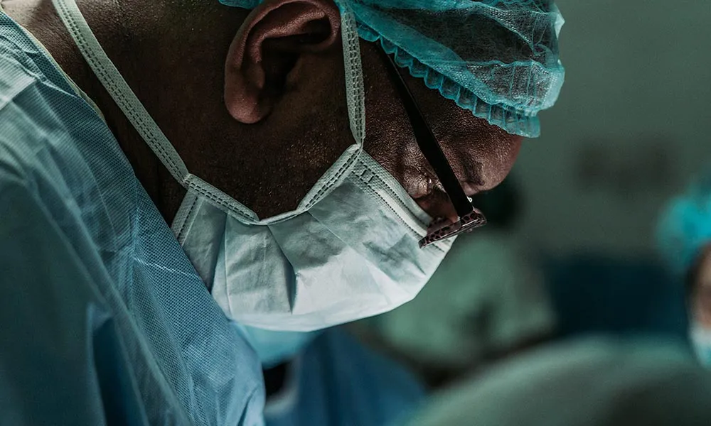 doctor with a mask on